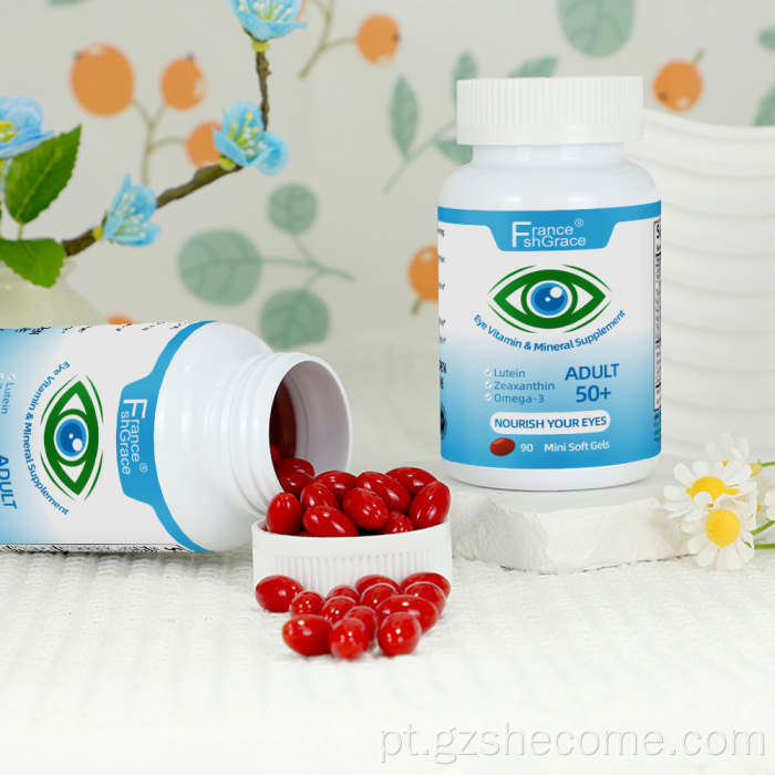 Shecome Eye Vitamin Mineral Softgels Suporte para visão ocular